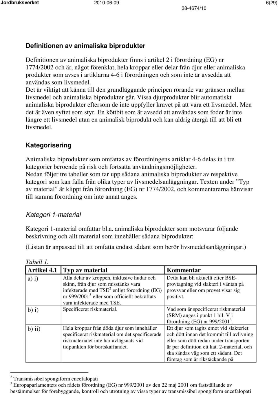 Det är viktigt att känna till den grundläggande principen rörande var gränsen mellan livsmedel och animaliska biprodukter går.