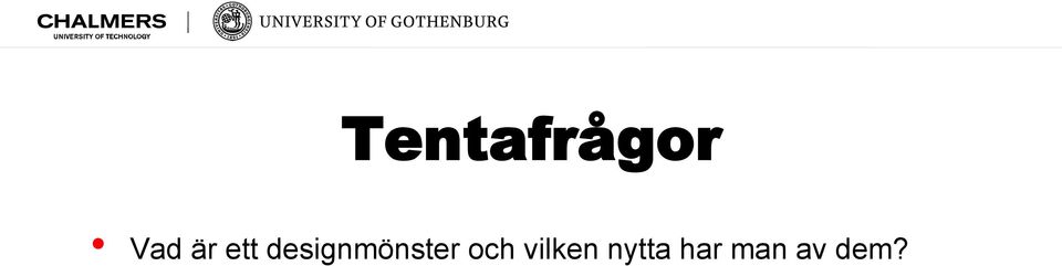 designmönster och