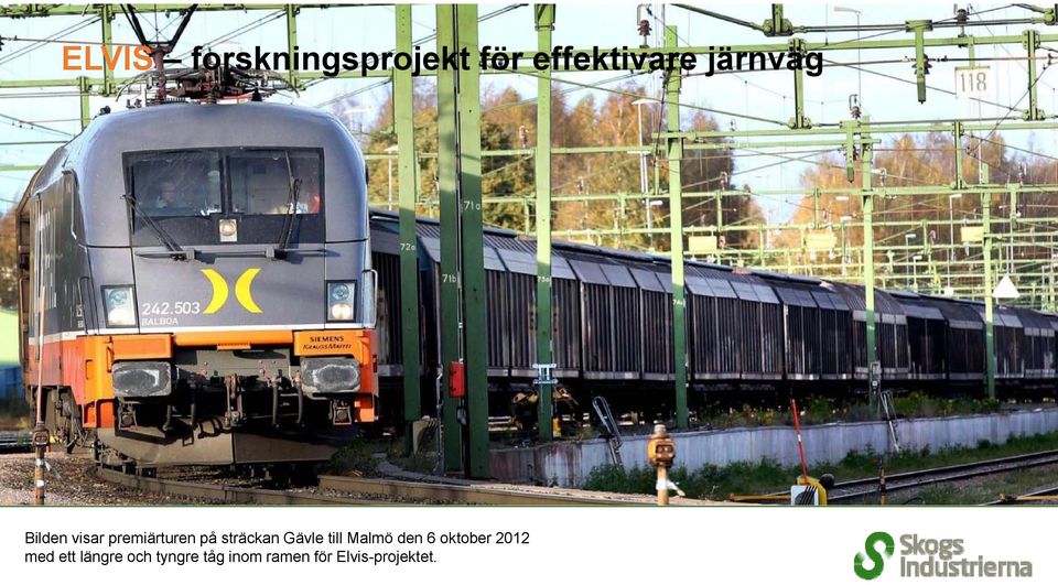 Gävle till Malmö den 6 oktober 2012 med ett