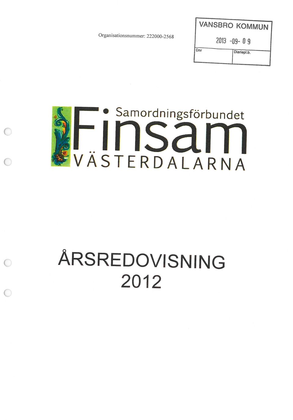 ÄRSREDOVISNING ÄSTERDALARNA insa