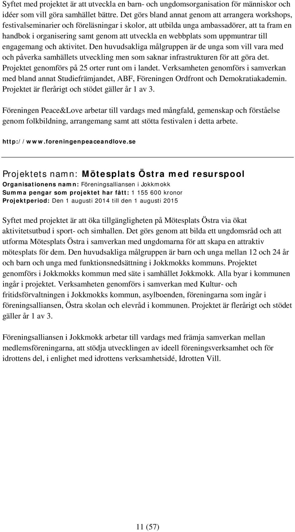 webbplats som uppmuntrar till engagemang och aktivitet. Den huvudsakliga målgruppen är de unga som vill vara med och påverka samhällets utveckling men som saknar infrastrukturen för att göra det.