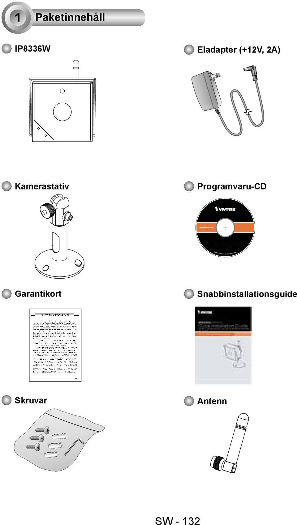 Programvaru-CD Garantikort