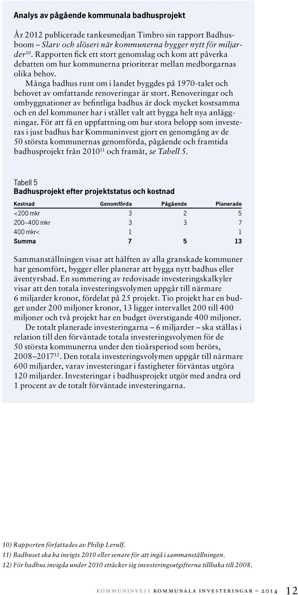 Många badhus runt om i landet byggdes på 1970-talet och behovet av omfattande renoveringar är stort.