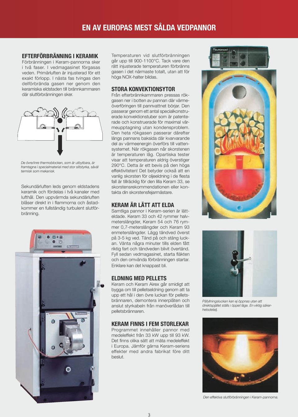 De övre/inre thermoblocken, som är utbytbara, är framtagna i specialmaterial med stor slitstyrka, såväl termisk som mekanisk.