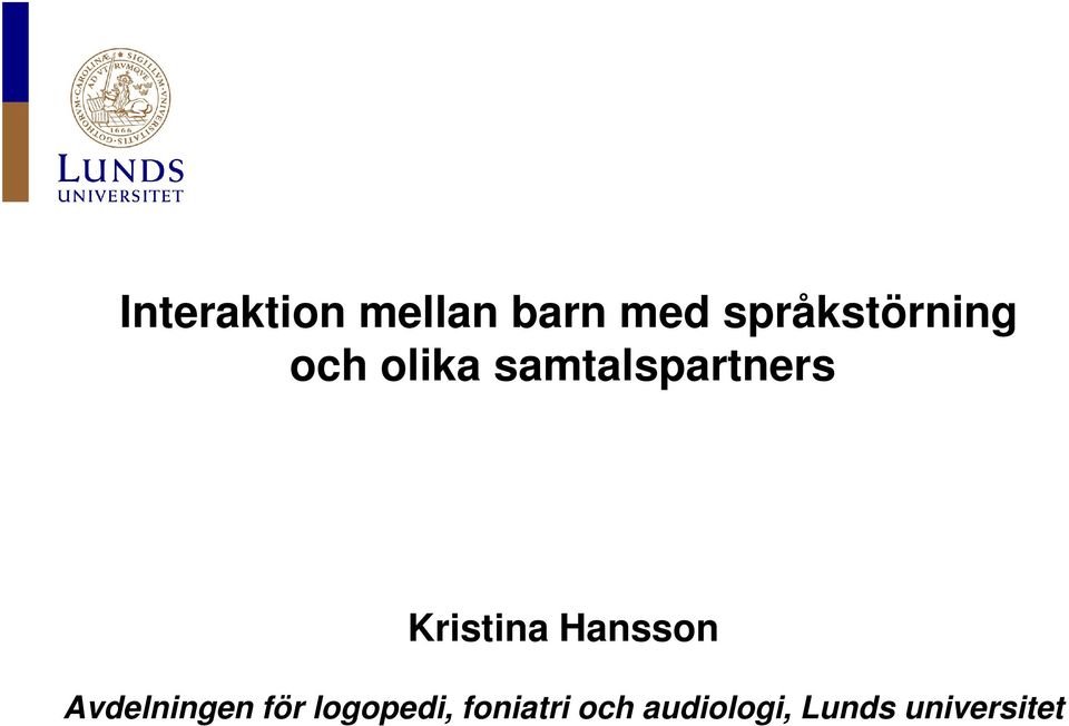 samtalspartners Kristina Hansson