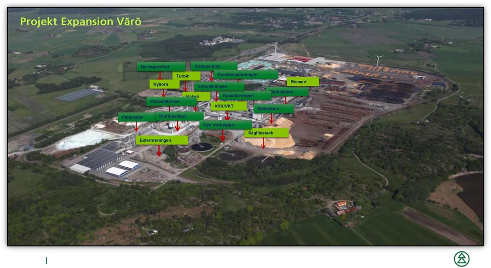 Kausticeringen Massafabriken VKK/VKT Sållstation