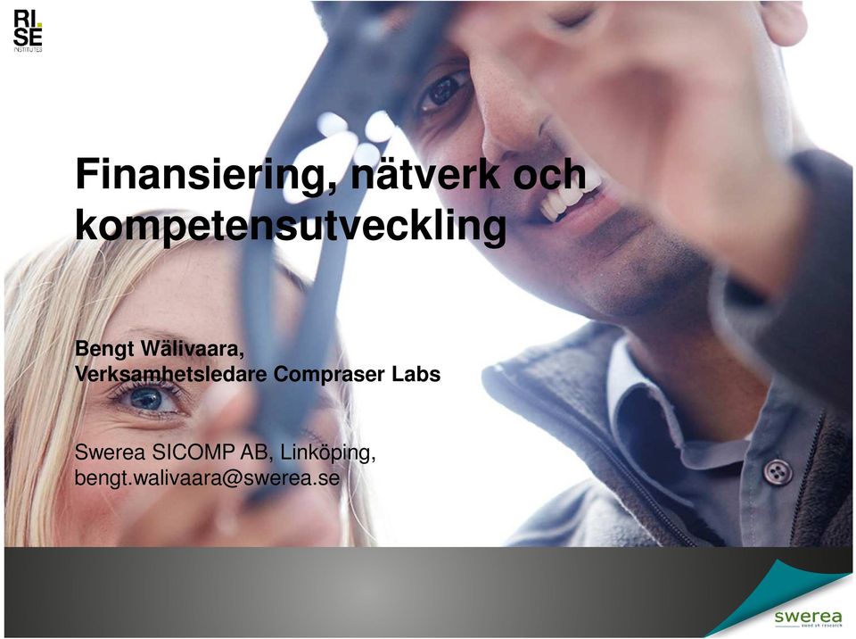 Verksamhetsledare Compraser Labs