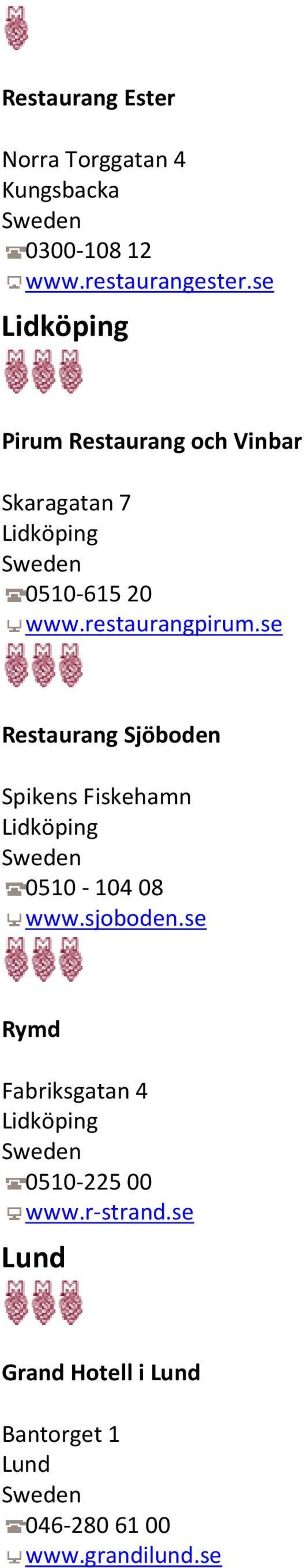 se Restaurang Sjöboden Spikens Fiskehamn Lidköping 0510-104 08 www.sjoboden.