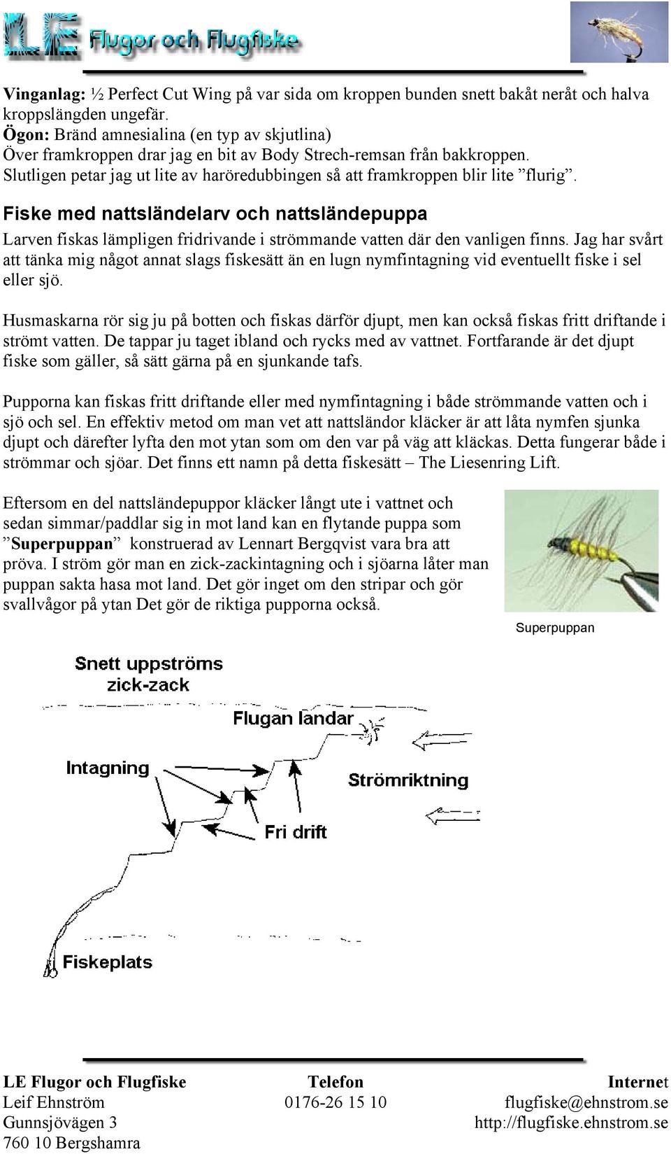 Slutligen petar jag ut lite av haröredubbingen så att framkroppen blir lite flurig.