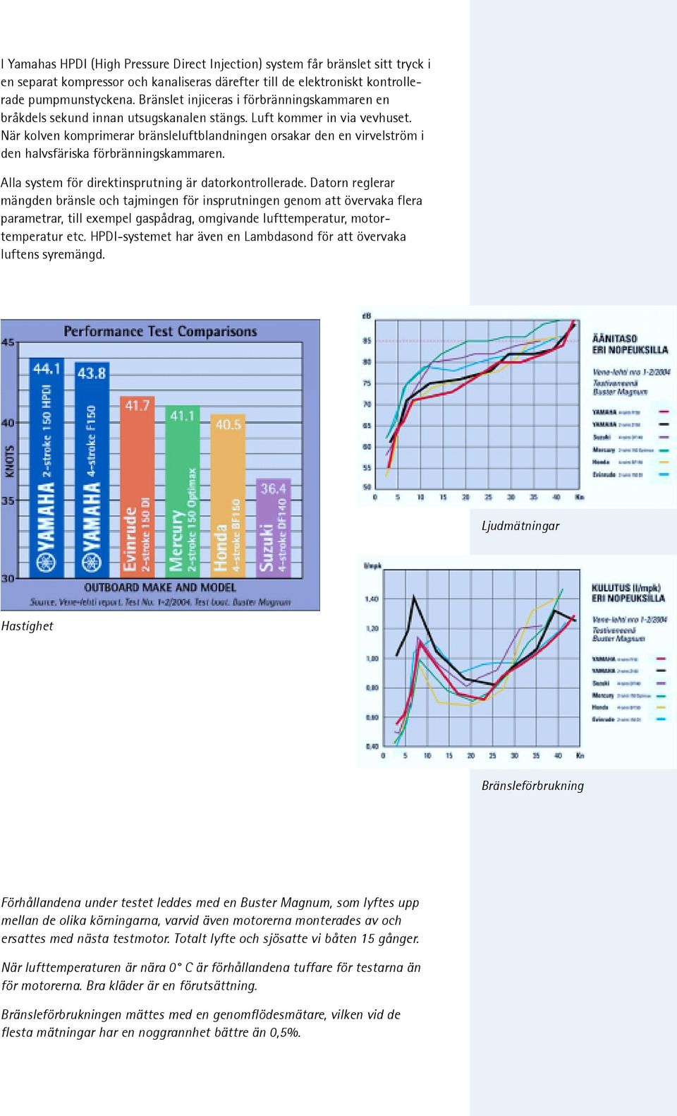 När kolven komprimerar bränsleluftblandningen orsakar den en virvelström i den halvsfäriska förbränningskammaren. Alla system för direktinsprutning är datorkontrollerade.