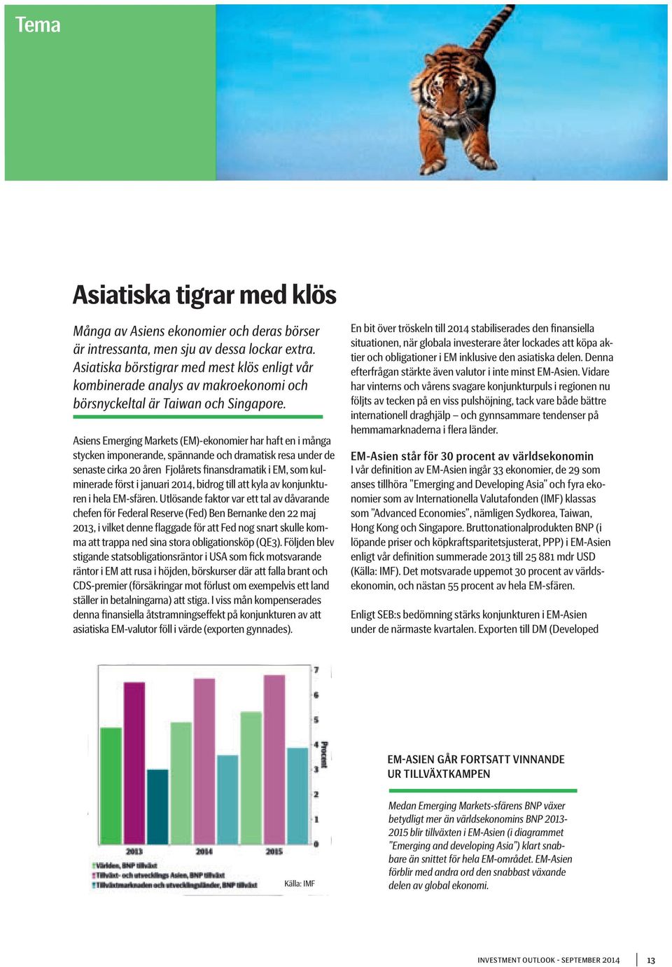 Asiens Emerging Markets (EM)-ekonomier har haft en i många stycken imponerande, spännande och dramatisk resa under de senaste cirka 20 åren Fjolårets finansdramatik i EM, som kulminerade först i