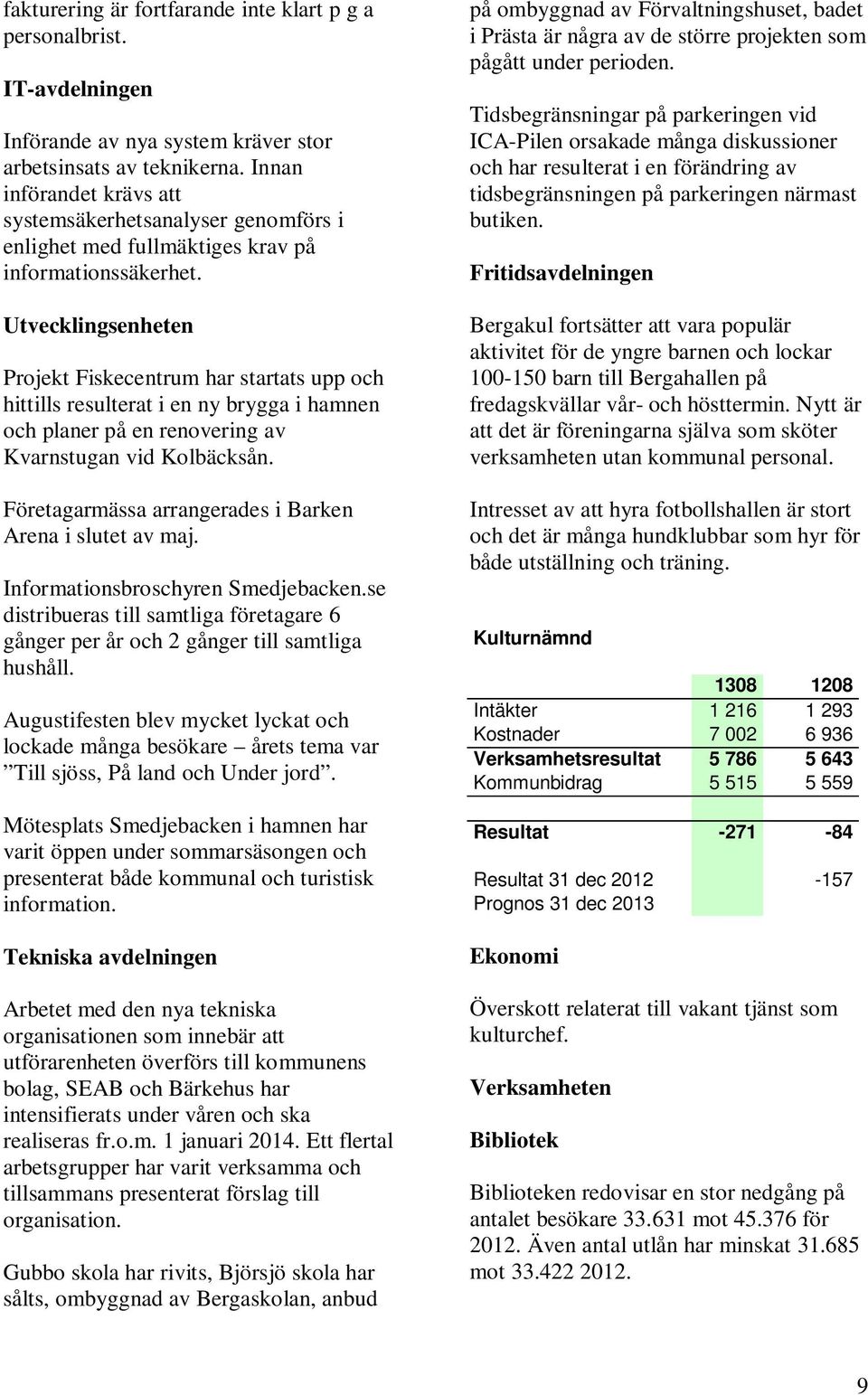 Utvecklingsenheten Projekt Fiskecentrum har startats upp och hittills resulterat i en ny brygga i hamnen och planer på en renovering av Kvarnstugan vid Kolbäcksån.