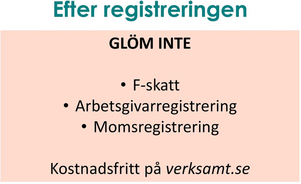 Arbetsgivarregistrering