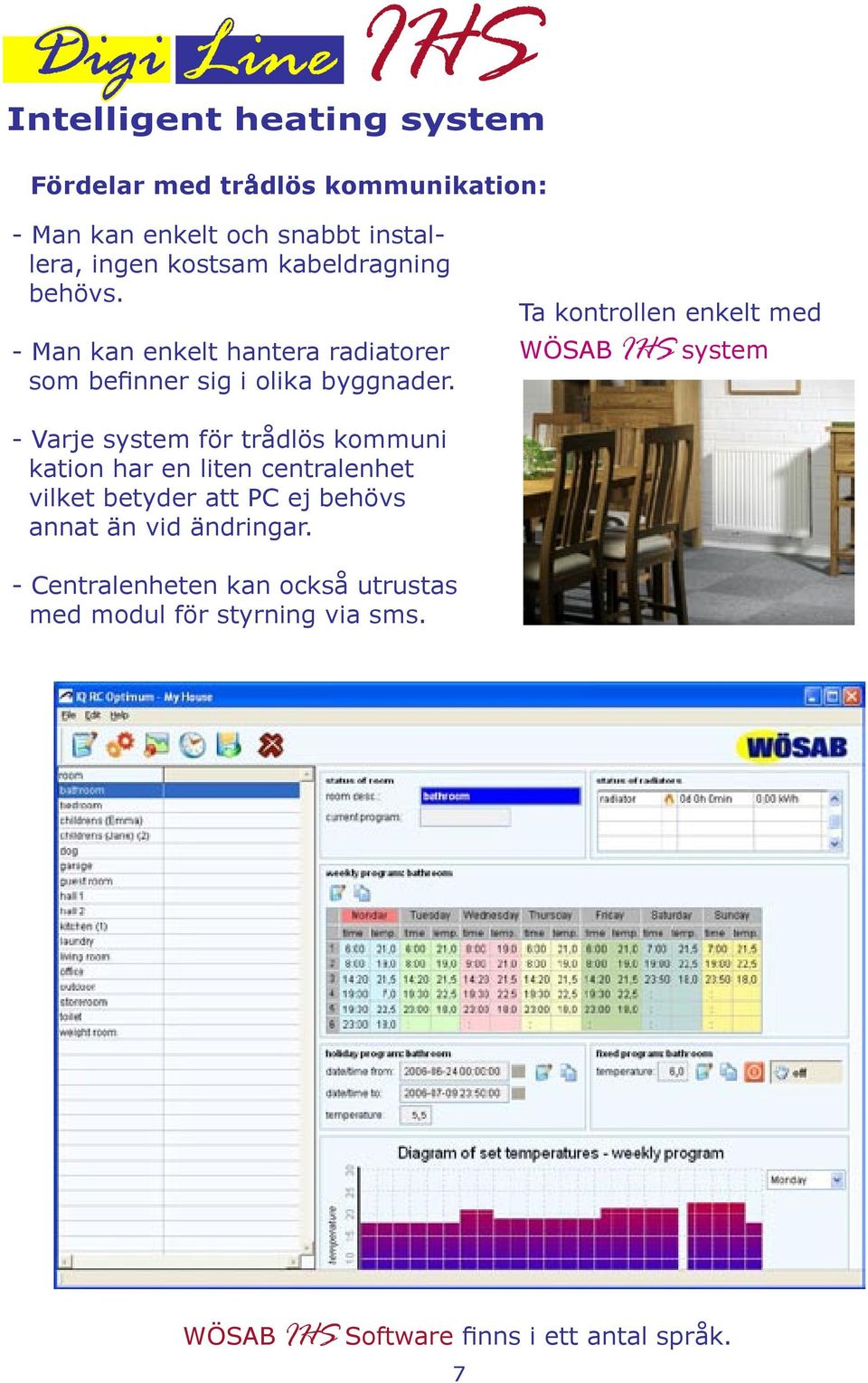 Ta kontrollen enkelt med WÖSAB IHS system - Varje system för trådlös kommuni kation har en liten centralenhet