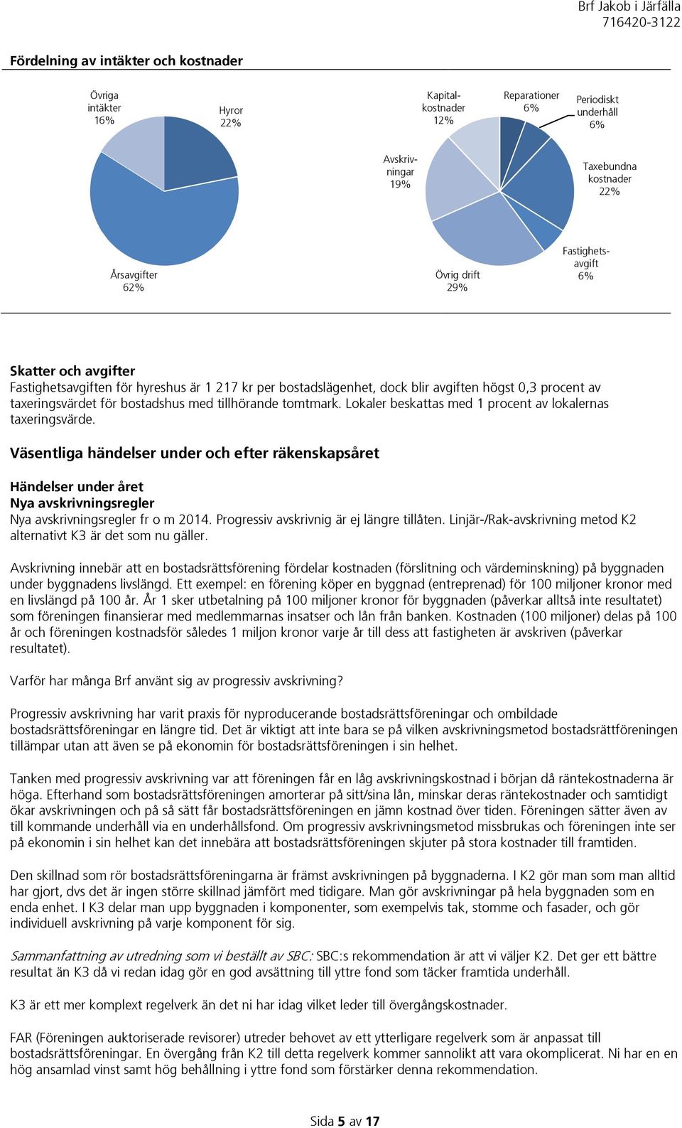 tomtmark. Lokaler beskattas med 1 procent av lokalernas taxeringsvärde.