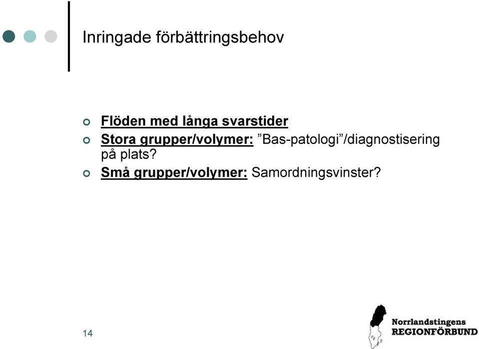 Bas-patologi /diagnostisering på plats?