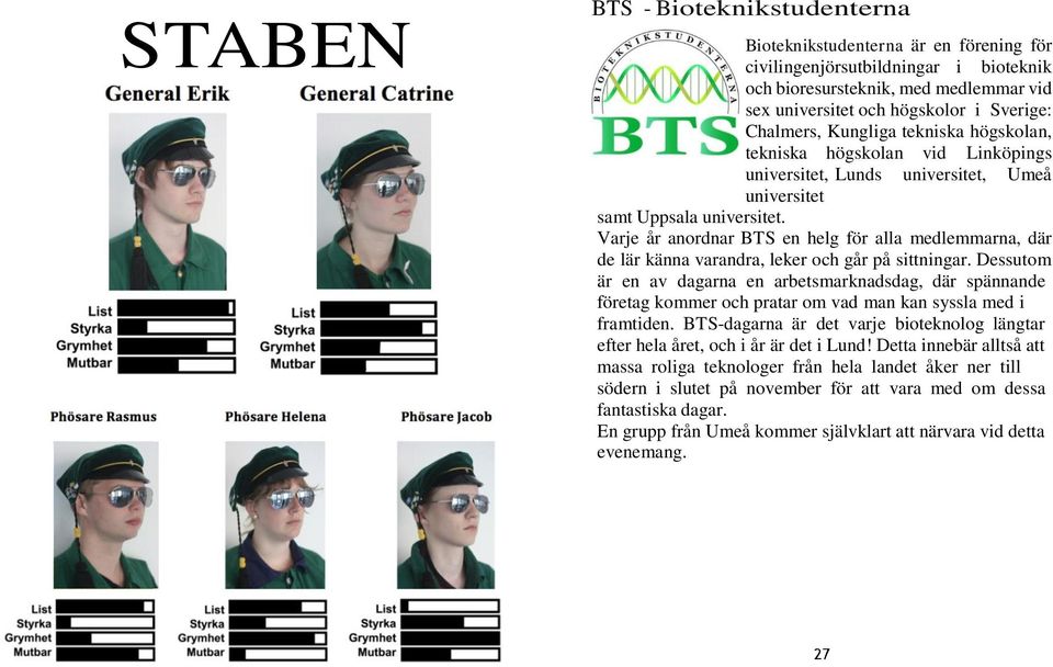 Varje år anordnar BTS en helg för alla medlemmarna, där de lär känna varandra, leker och går på sittningar.