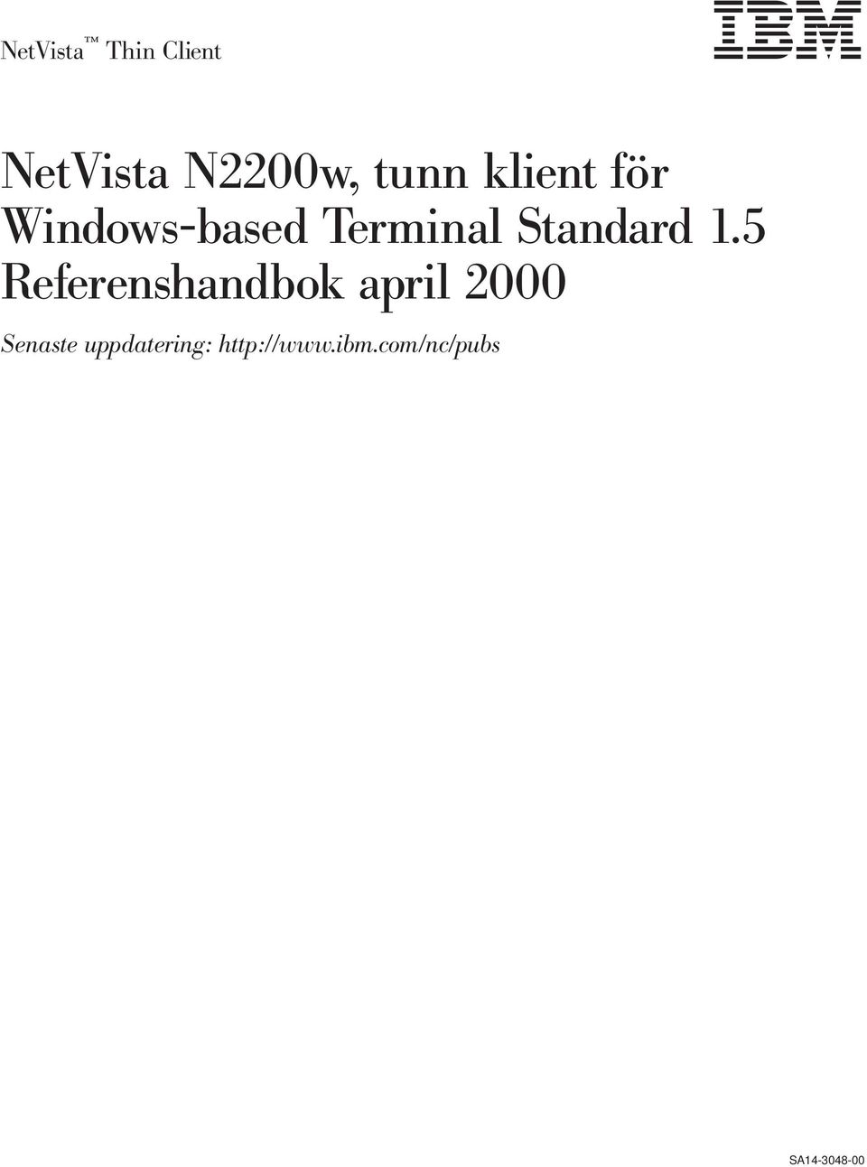5 Referenshandbok april 2000 Senaste