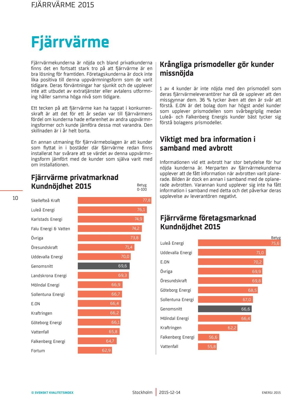 Deras förväntningar har sjunkit och de upplever inte att utbudet av extratjänster eller avtalens utformning håller samma höga nivå som tidigare.