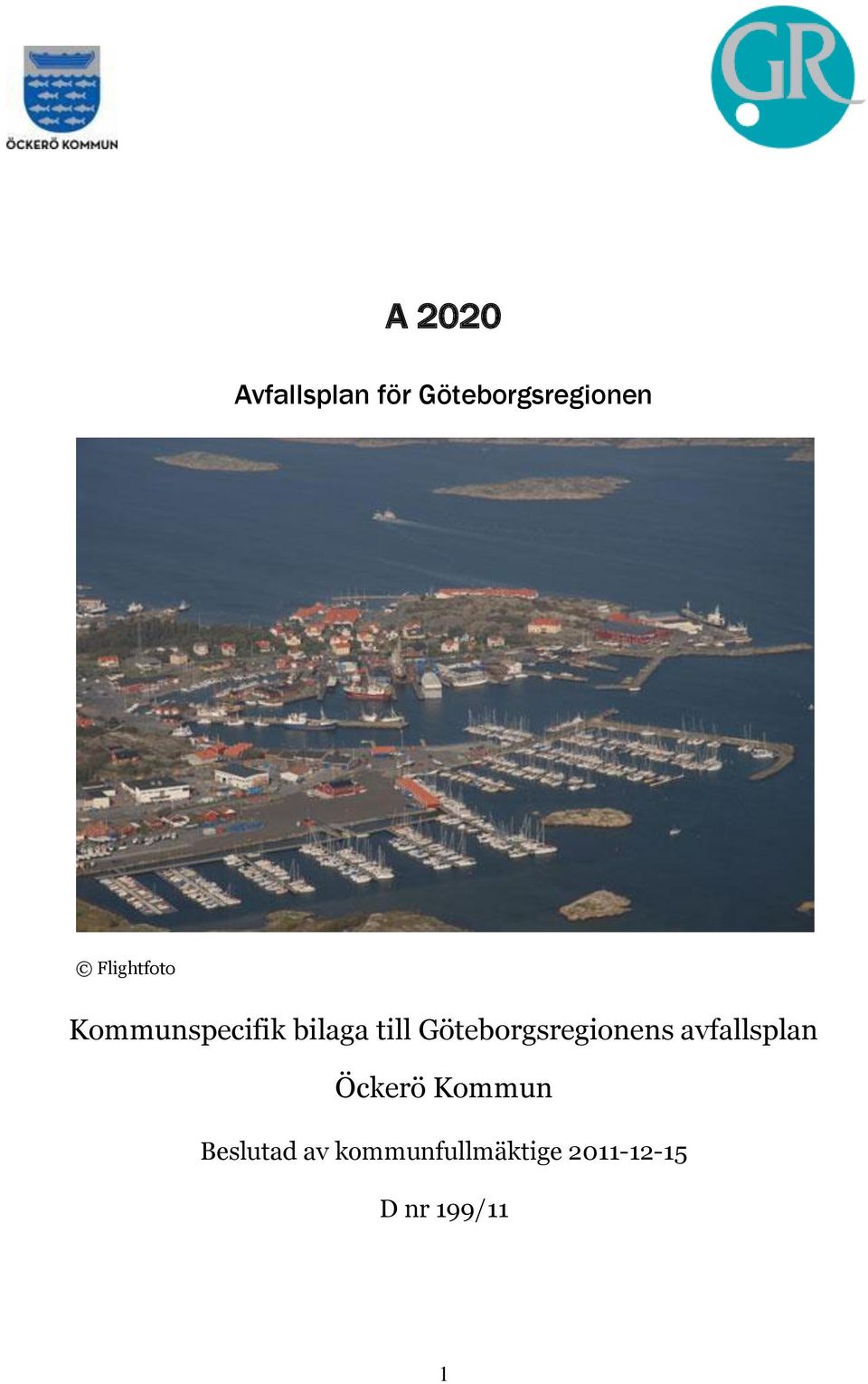 Göteborgsregionens avfallsplan Öckerö Kommun