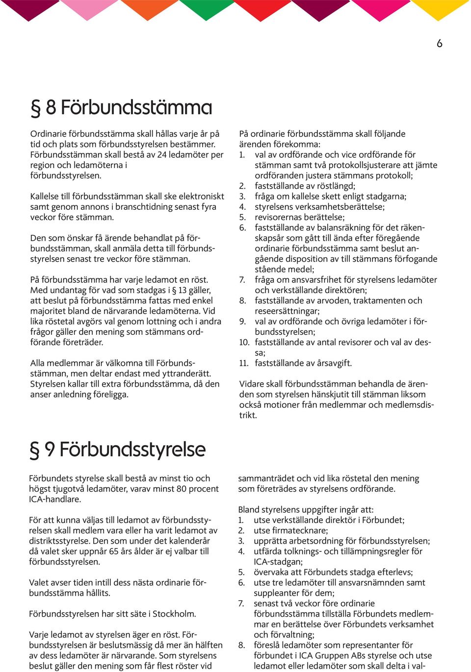 Kallelse till förbundsstämman skall ske elektroniskt samt genom annons i branschtidning senast fyra veckor före stämman.