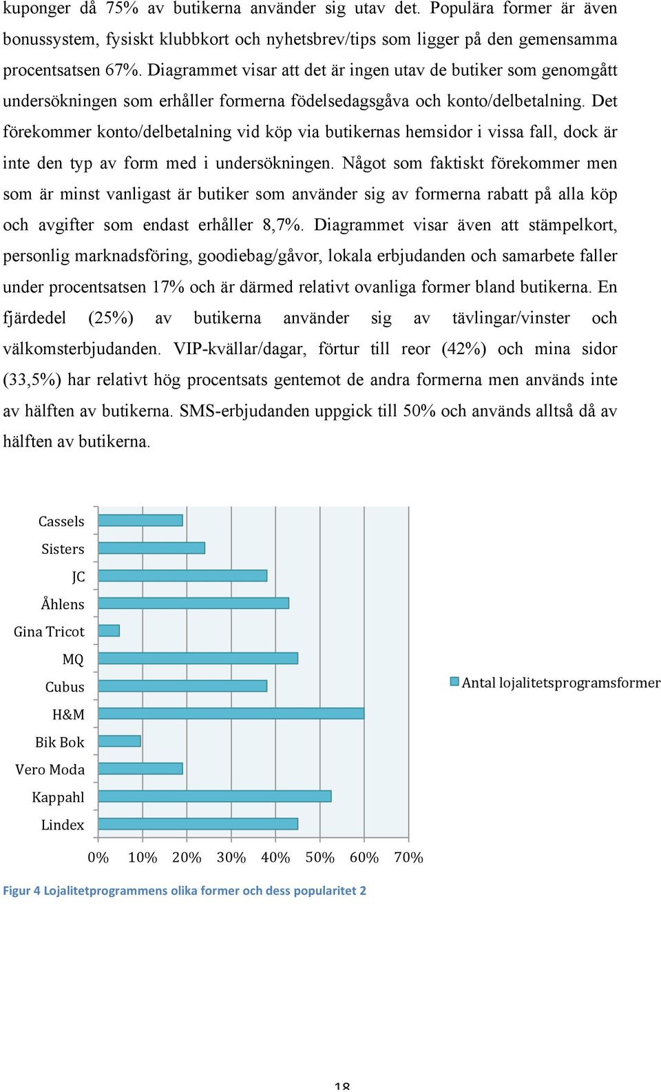Det förekommer konto/delbetalning vid köp via butikernas hemsidor i vissa fall, dock är inte den typ av form med i undersökningen.
