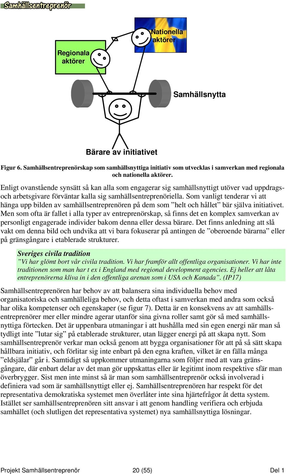 Som vanligt tenderar vi att hänga upp bilden av samhällsentreprenören på dem som helt och hållet bär själva initiativet.