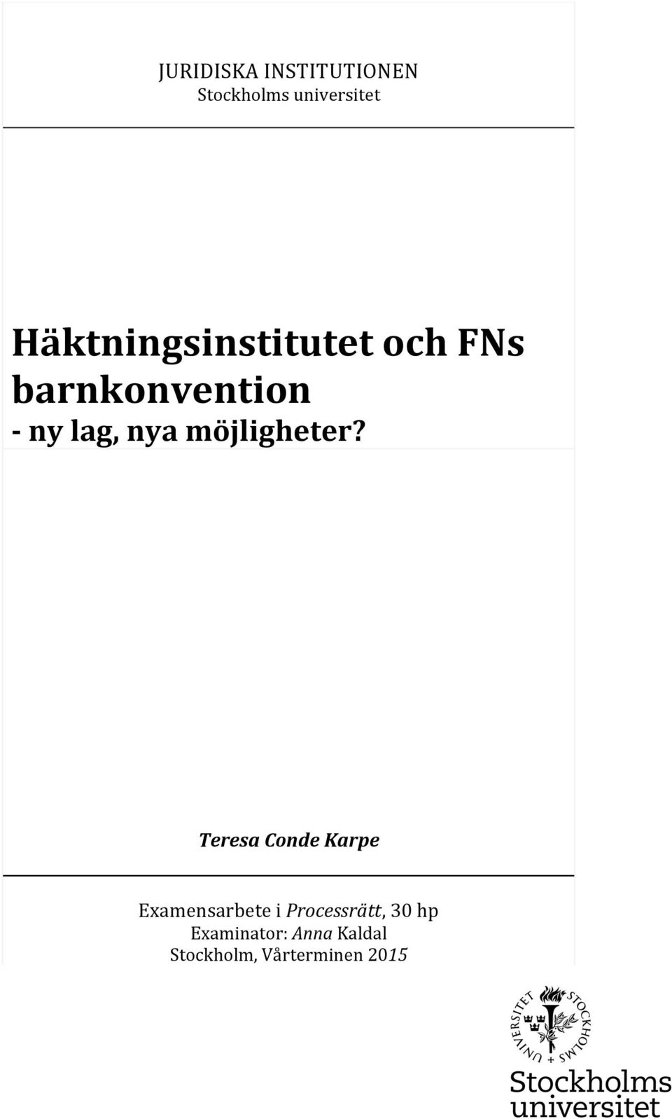 ny lag, nya möjligheter?