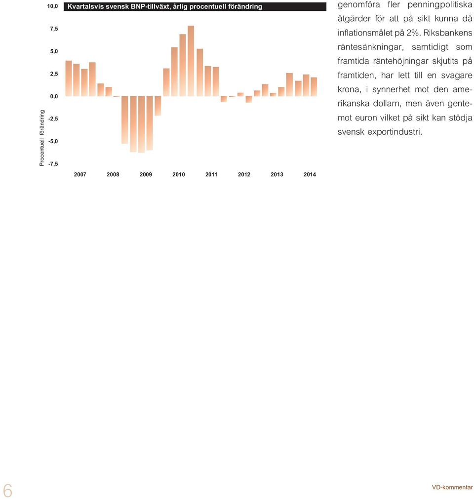 sikt kunna då inflationsmålet på 2%.