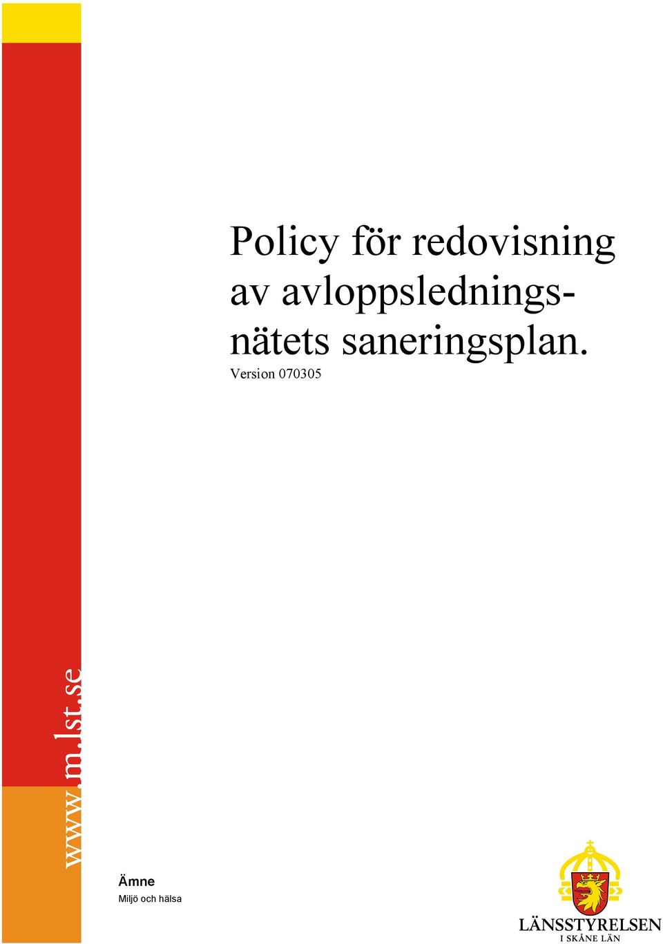 saneringsplan.