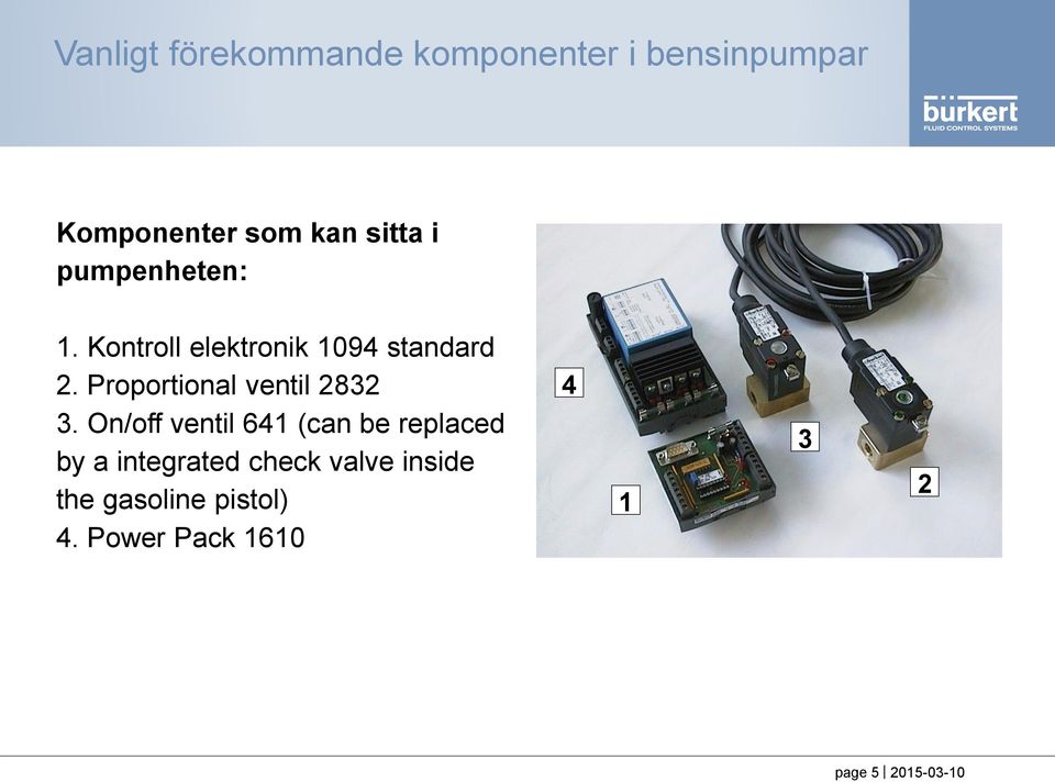 Proportional ventil 2832 3.