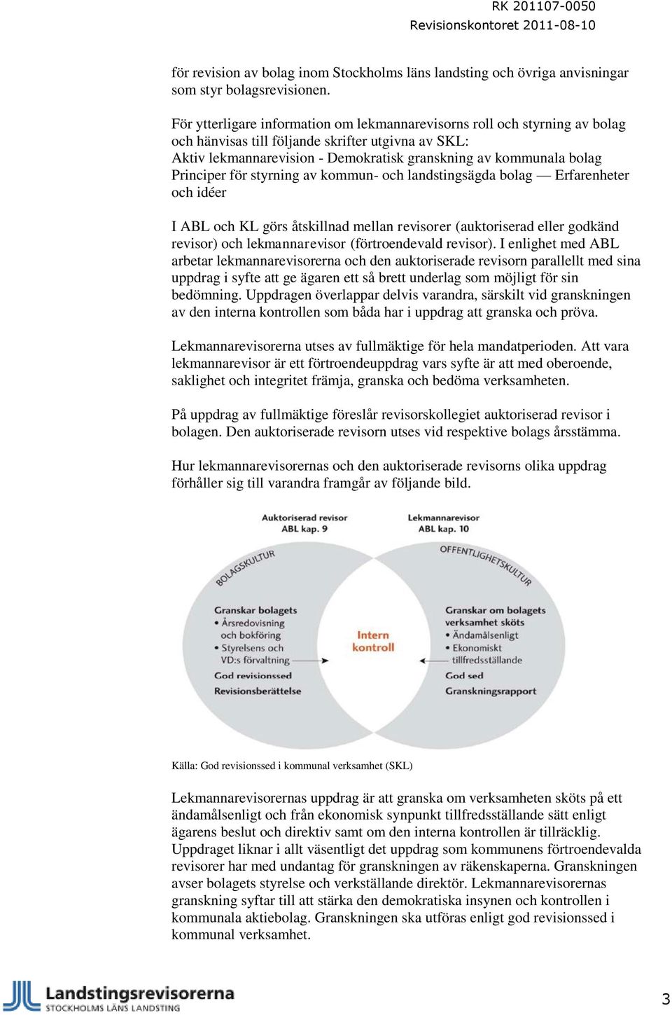 Principer för styrning av kommun- och landstingsägda bolag Erfarenheter och idéer I ABL och KL görs åtskillnad mellan revisorer (auktoriserad eller godkänd revisor) och lekmannarevisor