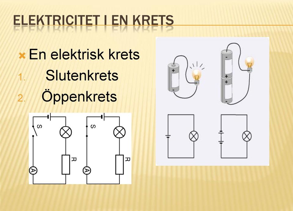 elektrisk krets 1.