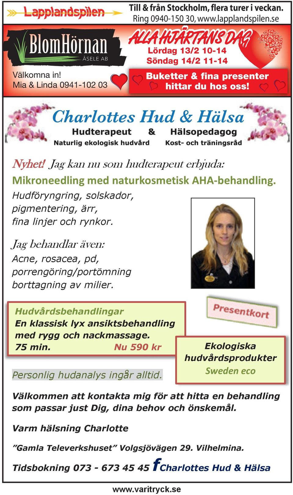 Jag kan nu som hudterapeut erbjuda: Mikroneedling med naturkosmetisk AHA-behandling. Hudföryngring, solskador, pigmentering, ärr, fina linjer och rynkor.