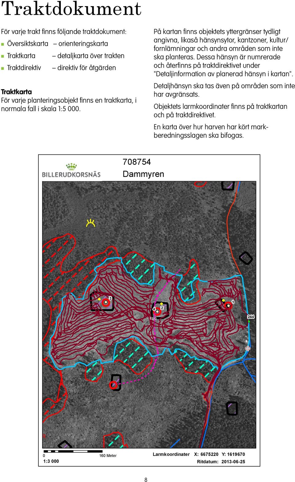 Dessa häsy är umrerade och återfis på traktdirektivet uder "Detaljiformatio av plaerad häsy i karta". Detaljhäsy ska tas äve på område som ite har avgräsats.