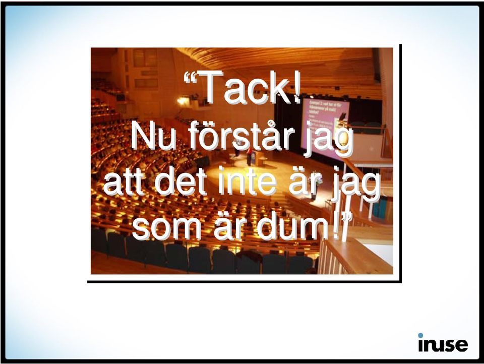 det inte är r