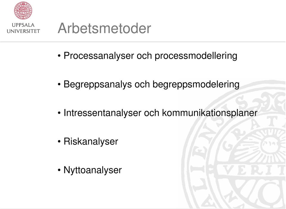 begreppsmodelering Intressentanalyser