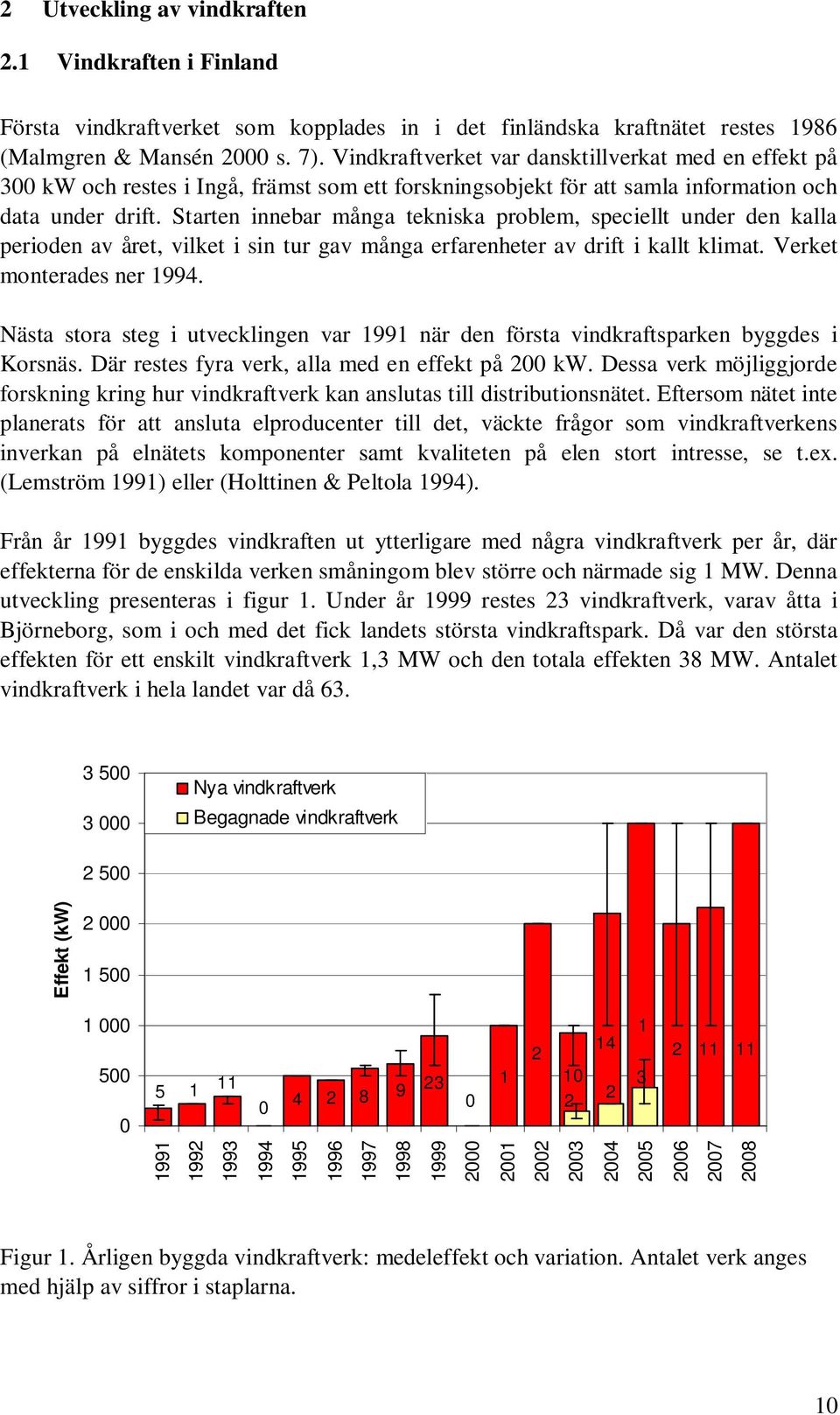 Starten innebar många tekniska problem, speciellt under den kalla perioden av året, vilket i sin tur gav många erfarenheter av drift i kallt klimat. Verket monterades ner 1994.