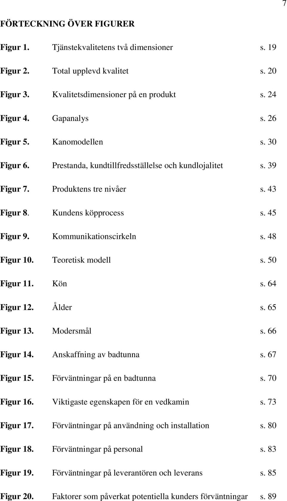 48 Figur 10. Teoretisk modell s. 50 Figur 11. Kön s. 64 Figur 12. Ålder s. 65 Figur 13. Modersmål s. 66 Figur 14. Anskaffning av badtunna s. 67 Figur 15. Förväntningar på en badtunna s. 70 Figur 16.