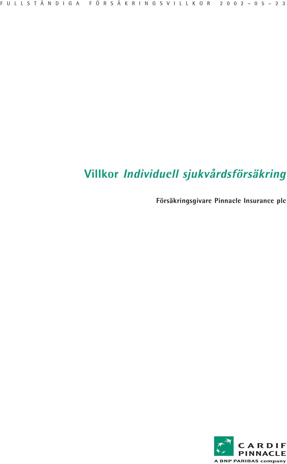 Villkor Individuell