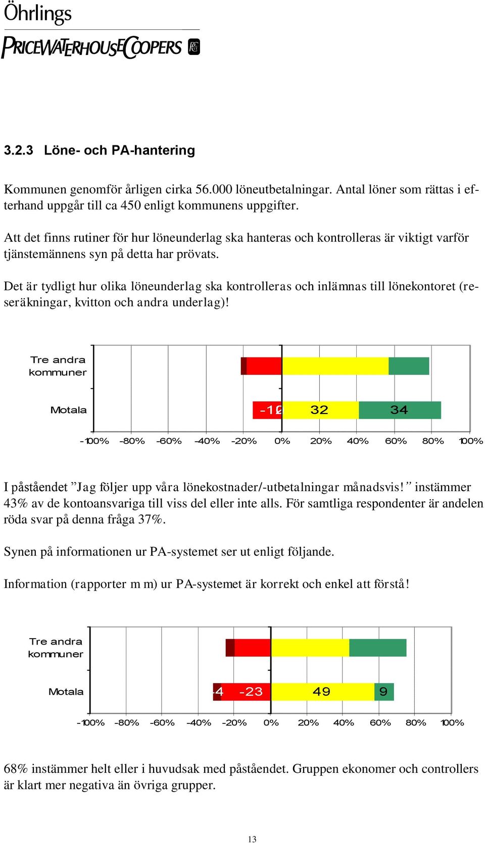 Det är tydligt hur olika löneunderlag ska kontrolleras och inlämnas till lönekontoret (reseräkningar, kvitton och andra underlag)!