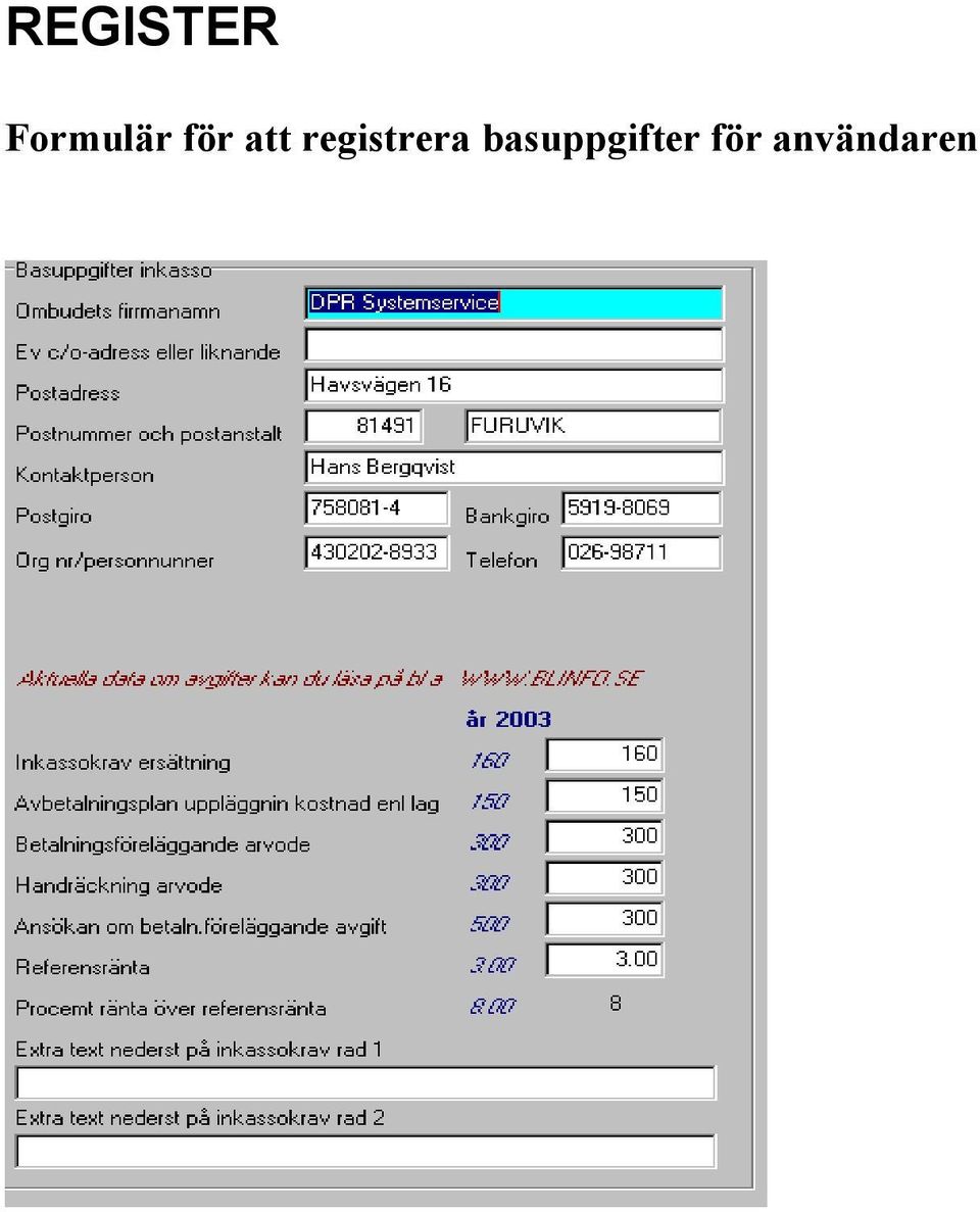 att registrera