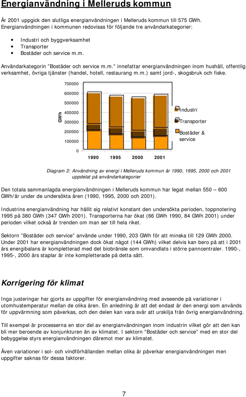 m.) samt jord-, skogsbruk och fiske.