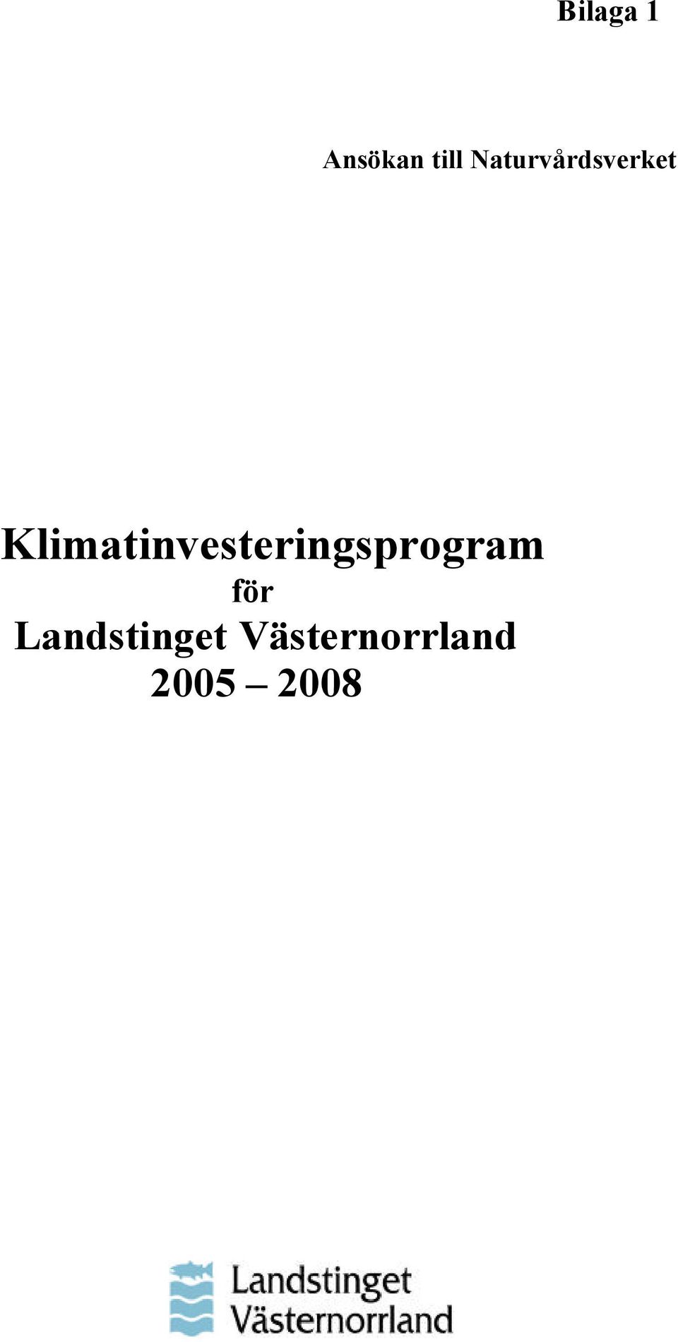 Klimatinvesteringsprogram