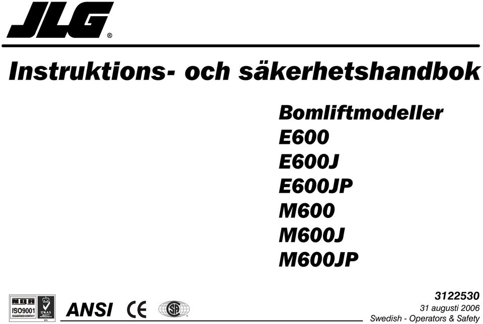 M600 M600J M600JP ANSI 3122530 31