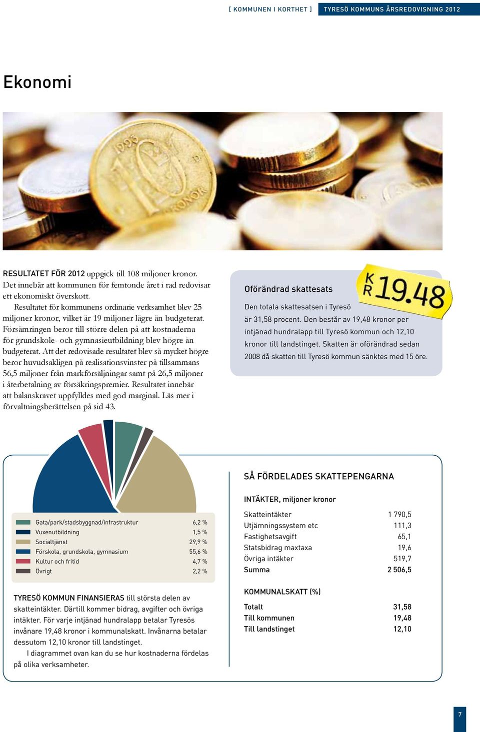 Försämringen beror till större delen på att kostnaderna för grundskole- och gymnasieutbildning blev högre än budgeterat.