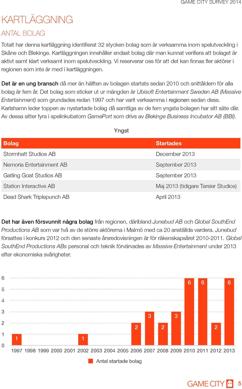 Vi reserverar oss för att det kan finnas fler aktörer i regionen som inte är med i kartläggningen.