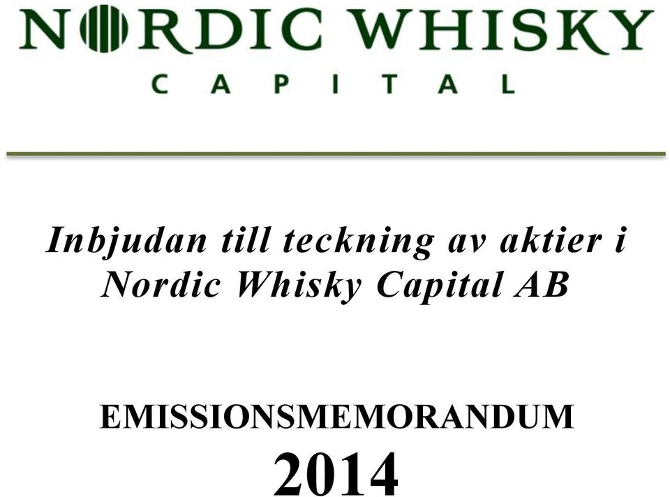 Nordic Whisky