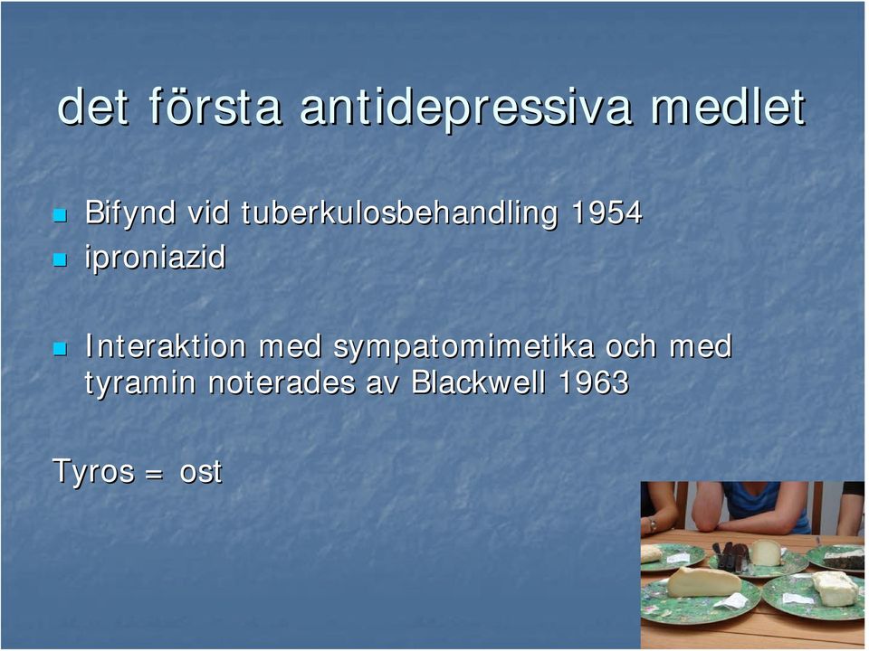 Interaktion med sympatomimetika och med