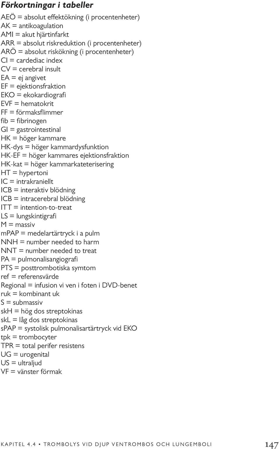 höger kammare HK-dys = höger kammardysfunktion HK-EF = höger kammares ejektionsfraktion HK-kat = höger kammarkateterisering HT = hypertoni IC = intrakraniellt ICB = interaktiv blödning ICB =